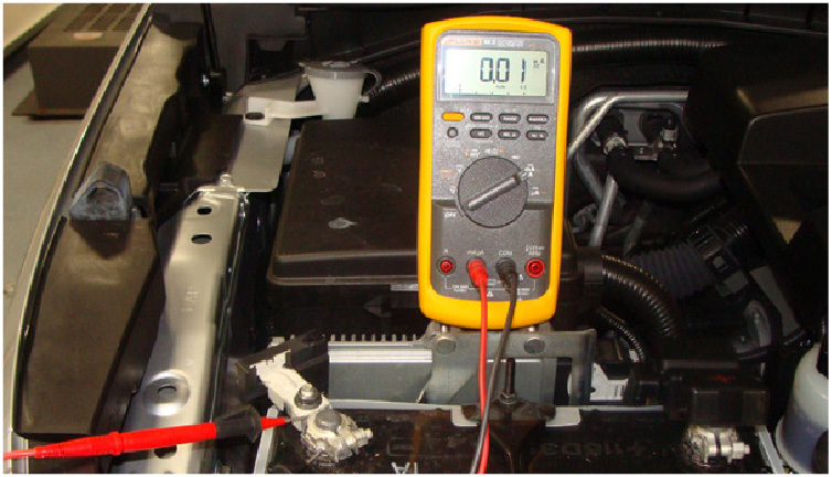 how to do a parasitic battery drain test